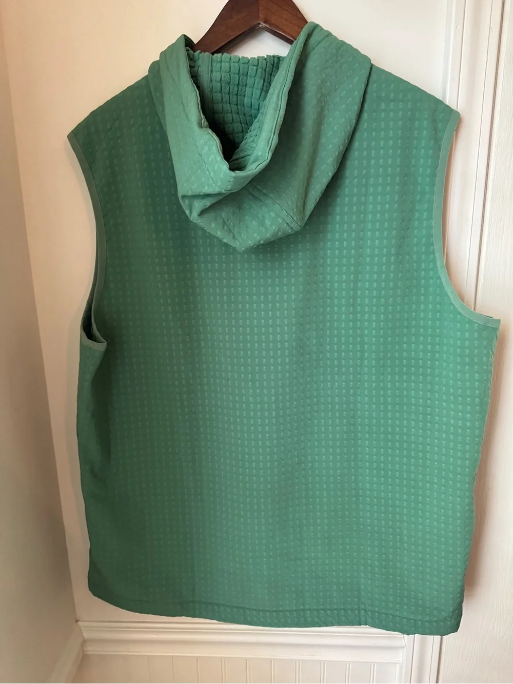 Green Adidas Men's‎ Ultimate365 Tour WIND.RDY half-zip vest Size Large NWT